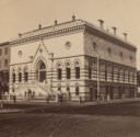 Maurice Stadtfeld (photographer), view of the National Academy of Design, P. B. Wright, *The National Academy of Design. Photographs of the New Building* (New York: S. P. Avery, 1866), plate 1. 